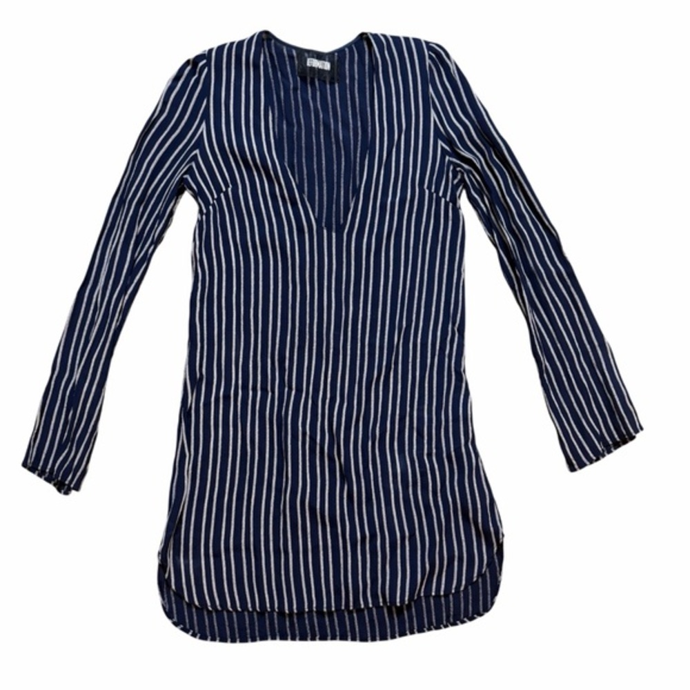 Reformation Stripes Tunic Slip Dress